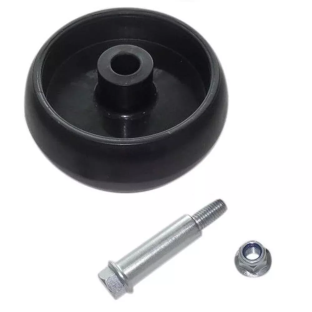 (1) Deck Wheel with Bolt and Nut Fits John Deere D100-D170 E110-E180 G100