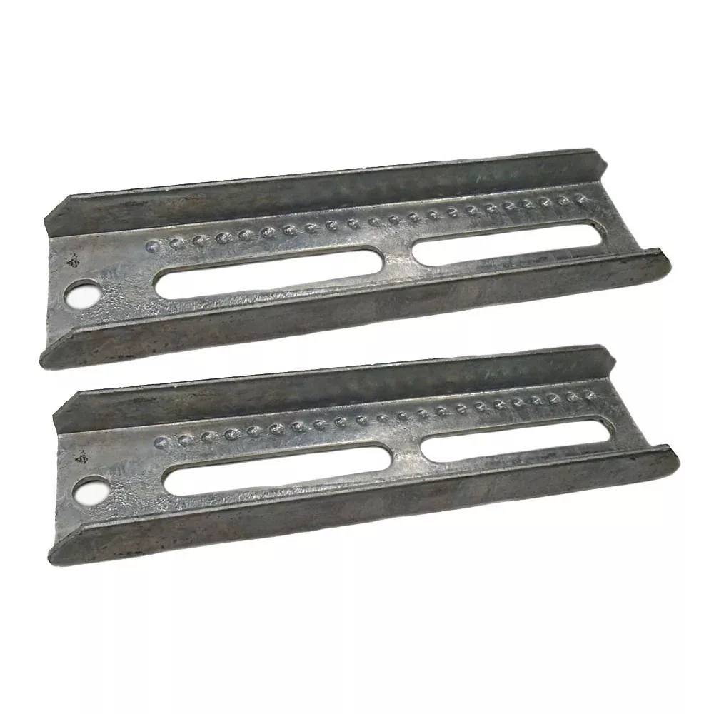 (2) 10" Upright Adjustable Swivel Board Brackets for Pontoon Boat Trailers