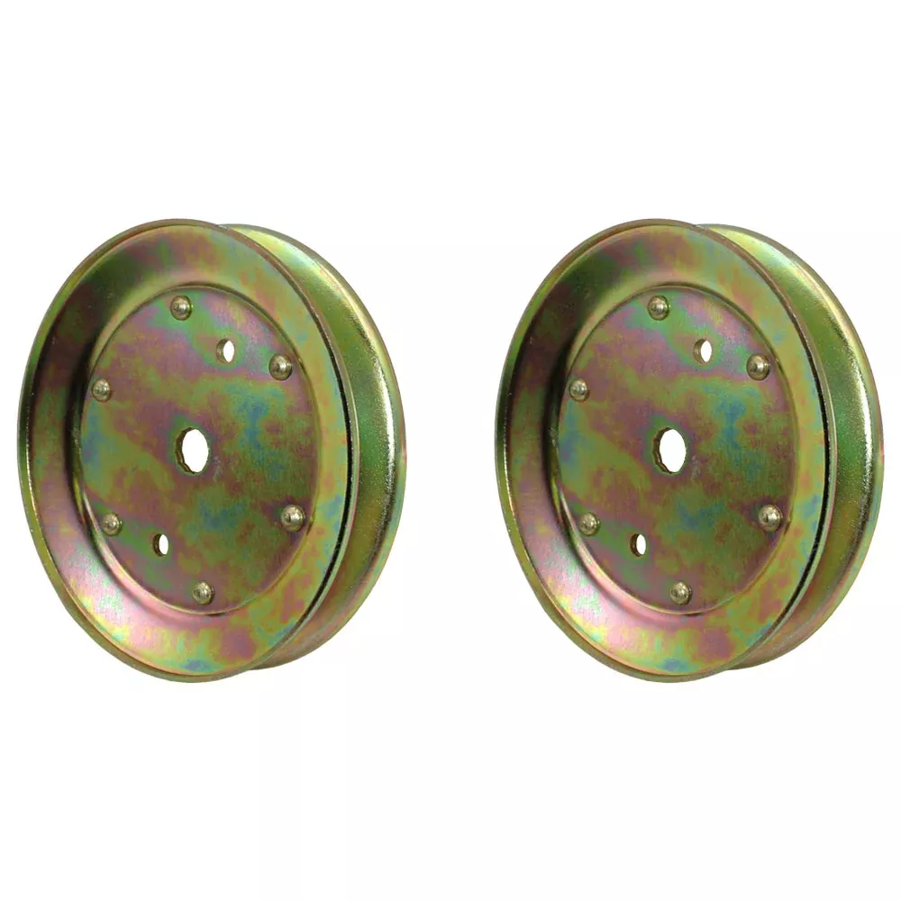 (2) Belt Drive Blade Deck Pulley Fits Craftsman 197473