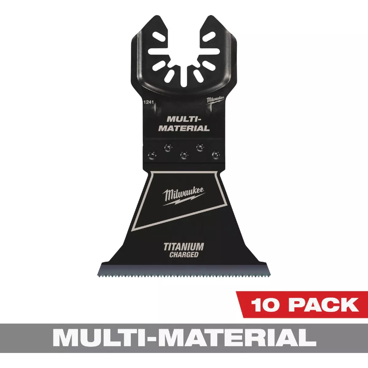 Milwaukee OPEN-LOK 2-1/2 In. TITANIUM CHARGED Bi-Metal Multi-Material Oscillating Multi-Tool Blade (3-Pack)